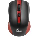 Mouse 4 botones inalámbrico Xtech Rojo